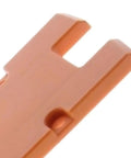 Close-up of Throat Plate Replacement for Miter Saw Plug-And-Play Direct Fit R41221 R4123 R4123T, flush surface, durable material