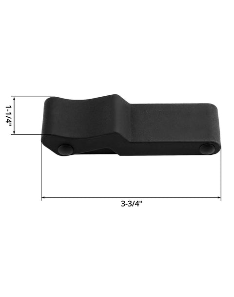 8 Pack Rubber Draw Latch Set Flexible Black Latches With Concealed Keeper For Cooler Cargo Box Boat And Truck Storage Easy Install