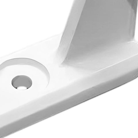 Close-up of a white metal component from Fridge Door Hinge Shaft Replacement Kit For Refrigerator Doors Easy Install No Tools Needed DIY Friendly