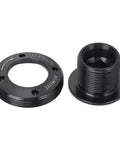 Beefy Titanium Alloy M18 Dub Crank Bolt With M30 Lock Ring Kit Black Replacement Set For DUB Cranksets Lightweight And Rock Solid Hardware For Secure Bike Crank Fixing, black titanium M30 ring and M18 bolt