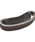 HPG60-10 Aluminum Oxide Sanding Belt One And One Half Inch By Thirty Inch 60 Grit Ten Pack for woodworking and metal finishing