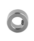 Front view of Five Pack 8mm Shaft Lock Collar For T8 Lead Screw Stainless Steel Durable Lock Ring For 3D Printer. Rustproof