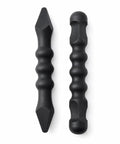 2-Pack Yawara Stick Set 6.5 Inch High Impact Polymer For Self Defense And Training, Ergonomic Non-Slip Grip With Textured Finger Grooves