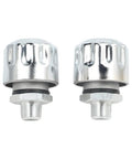 40 Micron Tank Breather Cap With Built-In Filter And Reducer Valve For Automatic Transmission, chrome finish, durable carbon steel, aviation aluminum.