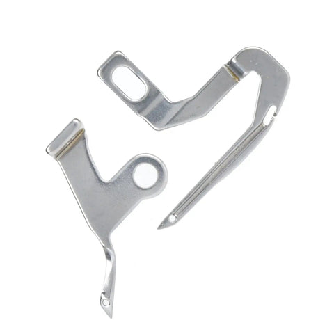 2 Pack Overlock Looper Set For Sewing Machines, Curved Needle, Pro Grade Alloy, Versatile Serger Parts, Fits Multiple Models Like 14HD854, 14U544, 14U554, And More, Precise Alignment For Smooth Durable Stitching, silver metal loopers