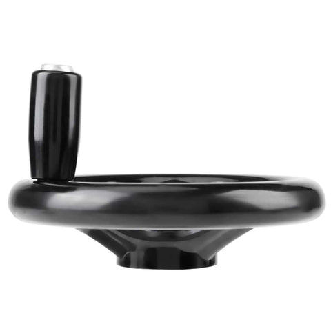 3 Spoke Round Hand Wheel With Removable Handle For Lathe And Mills Rock Solid Precision Tuning Control Engineering Plastic Build 12x100mm