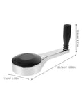 Heavy Duty L Shaped Hand Crank Wheel With Knob For Mobile Shelving Archives, 25.5cm length, sturdy plastic, ideal for cabinets.