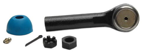 Outer Steering Tie Rod End For Vehicles With High Strength Built Tough Low Friction Double Bearing Full Ball Stud Consistent Torque Durable Performance For Cars Trucks SUVs And Extreme Weather Wear Testing black steering linkage end with boot, nut, and grease fitting