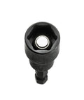 Top view of a magnetic tip nut driver from the Five Piece SAE Impact Magnetic Nut Driver Set Two And A Half Inch Pro Grade Nut Setters