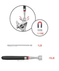 Three Pack Telescoping Magnetic Pickup Tool Set With A 15 Lb Magnet Reach From 7.2 To 30.7 Inches Plus An Extendable 1 Lb Magnet