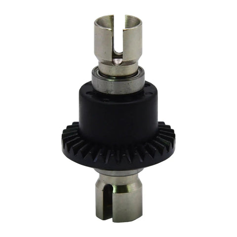 Front Differential Gear Assembly Set For MJX Hyper Go 1/16 And 1/14 RC Trucks in stainless steel and alloy finish