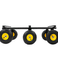 Totally Savage Six Wheel All Terrain Furniture Dolly With 1200 Pound Capacity Built Like A Tank For Heavy Duty Moving Rugged Carbon Steel Frame And Rock Solid Rubber Wheels For Easy Move On Carpet Tile Floors And Bumpy Concrete Ground, six-wheel dolly