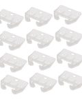 12 Pack Plastic Drawer Rail Slides Replacement Kit for Cabinets and Drawers With Smooth Sliding Tracks Durable Plastic Guides