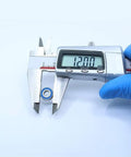 Digital caliper measuring MR125RS 5x12x4 Mm ABEC-3 Blue Sealed 2RS ball bearing for RC cars