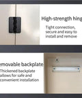 Lockdown Heavy Duty EV Charger Housing Box With Waterproof Shield For Floor Wall Station Secure Key Entry Tough Weather Guard showing high-strength hinges and removable backplate.