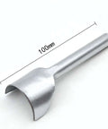 Half Round Leather Edge Cutter Punch Tool Set For Belts Wallets Card Cases Watchbands And Handbags 10 Pcs 5mm To 50mm Blade Widths