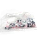 100 Piece Round Metal Eyelets Kit For Leather Crafting, Scrapbooking, Jewelry Making, Canvas Bags And Sewing, Iron Grommets Fasteners, White Finish, Durable, Easy Install, All In One Grommet Set For DIY Projects, bag of white metal eyelets