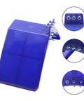 Blue Durable Plastic Pigeon Perch Stand With Screws, 10 Sets Of Bird Perches For Pigeons And Doves, Easy To Install, Safe Rounded Corners