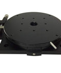 R125B L Manual Rotating Stage With 125 mm Platform Diameter Ball Bearing Construction 360 Degree Coarse Rotation Plus Minus 5 Degree