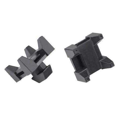 Plastic Zip Tie Mounting Blocks 25 Pack For 15 And 40 Series Aluminum T Slot Extrusions Drop In Base Mounts For Easy Cable Management On 3D Printers Routers DIY And CNC Machines, black plastic