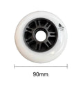 90mm inline skate wheel without bearings, 88A Inline Skate Wheels 76mm And 90mm Replacement Set For Roller Blades.