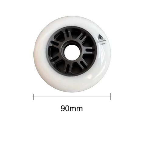 90mm inline skate wheel without bearings, 88A Inline Skate Wheels 76mm And 90mm Replacement Set For Roller Blades.