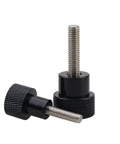 5 Pack Thumb Screws Aluminum M6x30 Knurled Head Easy Grip Hand Screws For Diy Projects And Home Office Gear Orange Color Finish