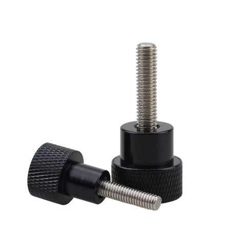 5 Pack Thumb Screws Aluminum M6x30 Knurled Head Easy Grip Hand Screws For Diy Projects And Home Office Gear Orange Color Finish