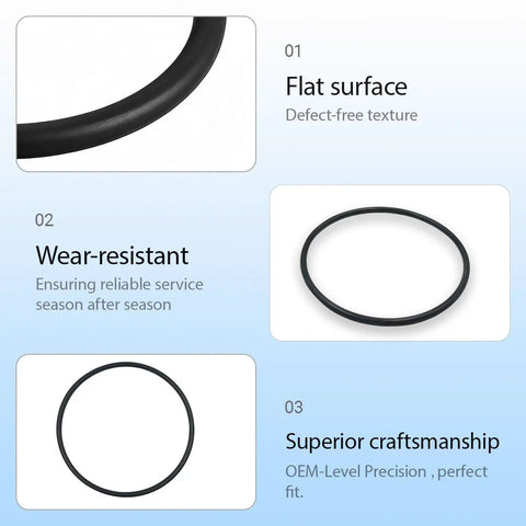 Rock Tumbler Drive Belt showing flat abrasion-resistant Buna N surface and precise fit for Thumler's models A-R1 to Model B401.
