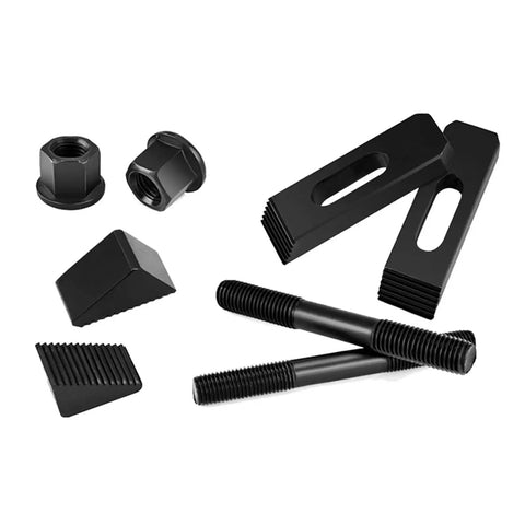 Beefy 58 Piece M10 T Slot Clamp Kit With Multi Function Press Plate And Hardened Iron Pad For CNC Milling Machine And Lathe Heavy Duty Clamping Set