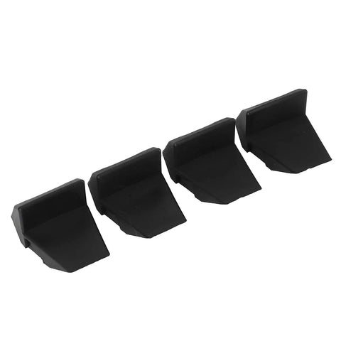 70mm Tire Changer Rim Clamp Jaw Covers Set Of 4 Protect Wheels From Scratches And Dings With Heavy Duty Protectors, black plastic