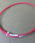 RKB0011/001 Signal Cable R911342086 for industrial motion control, red cable with connectors on a cardboard surface.
