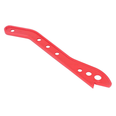 Heavy Duty Plastic Woodworking Push Stick 2 Pack With Grippy Grip And Dead Simple Kickback Defense for Table Saw Router Jointer, red plastic stick.