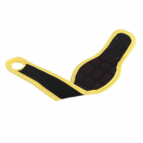 Adjustable Magnetic Wristband For Screws And Small Metal Parts, Durable Nylon Strap Built For DIY Pros, Home Renovation, Woodworking And Crafts, Keeps Fasteners Handy And Within Reach On The Job black and yellow magnetic wristband with adjustable nylon strap