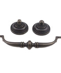 Antique Bronze Drop Swing Cabinet Pulls 4 Pack 4.09 Inch Bail Drawer Handles Zinc Alloy Rustproof for kitchen cabinets dressers cupboards.