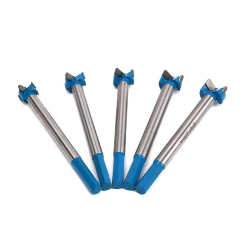 Heavy Duty Forstner Drill Bit Set Cuts Clean Wood Holes Like A Boss With Durable Alloy Steel Bore Bits for cordless drills.