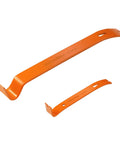 Two Piece Flat Pry Bar Set With Seven And A Half Inch Mini Pry Bar And Fifteen Inch Heavy Duty Nail Puller Claw Bar For DIY Kitchen Remodels