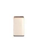 No Sweat Portable Mini Washing Machine With Smart Led Touch Panel And One Click Operation, showing compact design in cream color.