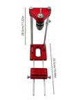 Pro Grade Drill Guide Woodworking Locator Kit with measurements, Adjustable Drilling Guide and Hole Puncher