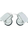 Heavy Duty Robot Vacuum Wheel Repairs Kit With Left And Right Caster Modules featuring durable silicone wheels for smooth navigation.