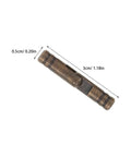 10 Pcs Brass Cylinder Hinges 5Mm Heavy Duty Concealed Hinges For Jewelry Boxes And Keepsake Boxes Ideal For DIYers Craft Projects And Batch Woodworking Sturdy Barrel Design Built To Last shown with measurements