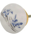 100 Pack Multicolor Ceramic Flower Drawer Knobs And Cabinet Pulls For Kitchen Cabinets Dresser Drawers And Vanity Doors decorative white knob with blue floral design