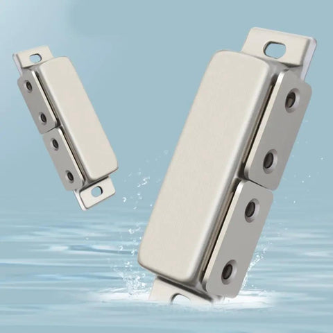 Stainless Steel Magnetic Door Catch For Cabinets And Doors No Fuss Ultra Thin Strike Plate Included Super Strong Magnetic Hold
