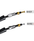 Image showing BH59 and BH90 hose fittings with 20 Piece Bike Brake Olive And Barb Kit For Hydraulic Disc Brake Hose Repair.