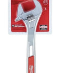 12 Inch Adjustable Wrench Built Tough From Alloy Steel With A Powder Coated Finish For Durability in packaging