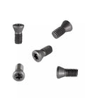 Rock Solid Carbon Steel Hex Socket Grub Screws M2 M2.5 M3 M3.5 M4 M5 M6 straight screws on a white background.