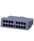 Front view of Accessory Auxiliary Contact 2NO For Motor Protection Circuit Breaker Model 3RV29012F, plug-in module for 3RV2.