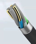 Close-up of cable wires suitable for Dual Lens Endoscope Camera With Light, DIY-Friendly Borescope Tool, IP67 Waterproof Inspection