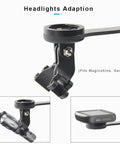 Carbon Fiber GPS Bike Computer Mount With Stopwatch Holder For Speedometer And Accessories, 3K Matte Finish, 160X35mm close-up
