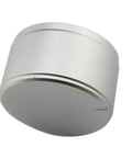 Heavyweight 38MM Solid Aluminum Rotary Volume Control Knob For HiFi Audio Amplifier DAC Turntable And Receiver top view with smooth finish.